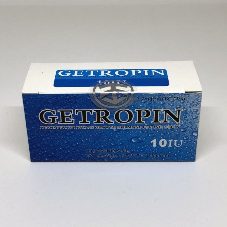 Hormone tăng trưởng bột trắng Getropin cho khối lượng cơ bắp, tăng mật độ xương